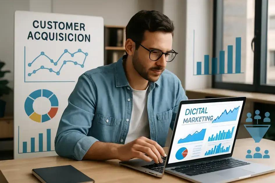 marketing para problemas de aquisição de clientes internet: como virar o jogo rápido