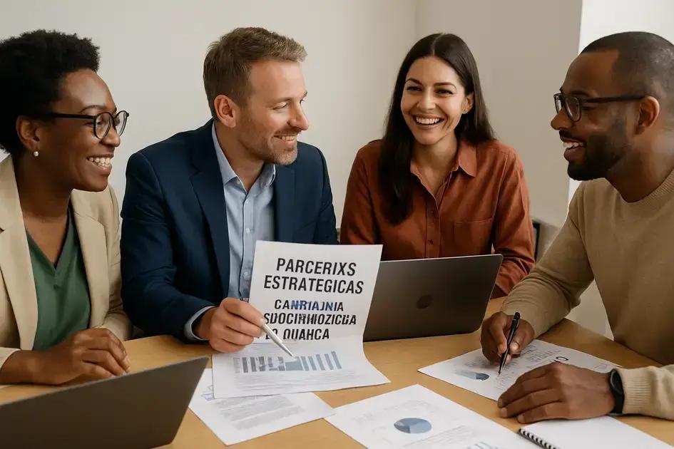 Parcerias estratégicas para ampliar o alcance